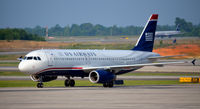 N624AW @ KCLT - Taxi CLT - by Ronald Barker