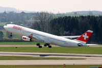 HB-JMD @ LSZH - Airbus A340-313X [556] (Swiss International Air Lines) Zurich~HB 07/04/2009