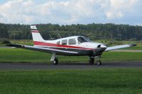 G-ECJM @ EGFP - Visiting Turbo Cherokee Arrow III. - by Roger Winser