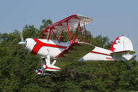 N3604X @ IA27 - Landing at Antique Airfield, Blakesburg - by alanh