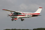 G-ORAY @ EGBR - Reims F182Q Skylane at the Real Aeroplane Club's Helicopter Fly-In, Breighton Airfield, North Yorkshire, September 21st 2014. - by Malcolm Clarke