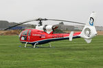 G-ZELE @ EGBR - Westland Gazelle HT.2 at the Real Aeroplane Club's Helicopter Fly-In, Breighton Airfield, North Yorkshire, September 21st 2014. - by Malcolm Clarke
