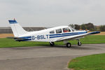 G-BSLT @ EGBR - Piper PA-28-161 at the Real Aeroplane Club's Helicopter Fly-In, Breighton Airfield, North Yorkshire, September 21st 2014. - by Malcolm Clarke