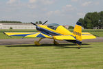 G-TWOO @ EGBR - Extra EA-300-200 at The Real Aeroplane Club's Biplane and Open Cockpit Fly-In, Breighton Airfield, June 1st 2014. - by Malcolm Clarke
