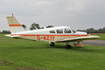 G-AZYF @ EGBR - Piper PA-28-180 Cherokee at the Real Aeroplane Club's Helicopter Fly-In, Breighton Airfield, North Yorkshire, September 21st 2014. - by Malcolm Clarke