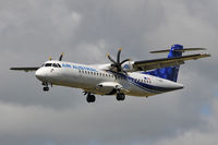 F-OMRU @ FIMP - 'Auguste Lacaussade' approaching rwy 14 at Plaisance under cloudy skies. - by Arjun Sarup