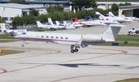 N91LA @ FLL - Gulfstream G550