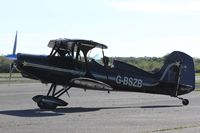 G-BSZB @ EGFH - Resident Starduster, previously N54954,  seen taxxing at EGFH after a local flight. - by Derek Flewin