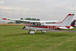G-CLUX @ EGBR - Reims F172N at the Real Aeroplane Club's Helicopter Fly-In, Breighton Airfield, North Yorkshire, September 21st 2014. - by Malcolm Clarke