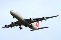 TC-JDK @ EGLL - Airbus A340-311 [025] (THY Turkish Airlines) Home~G 03/02/2011. On approach 27R.