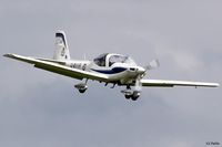 G-BYVR @ EGXW - On approach to Waddington Airshow 2014 - by Clive Pattle