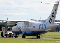 G-BWWT @ EGPN - On tow at Dundee - by Clive Pattle