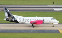 N428XJ @ TPA - Silver Saab 340B