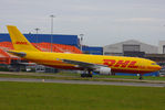D-AEAO @ EGGW - DHL - by Chris Hall