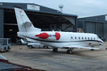 OE-HSB @ EGGW - Avcon Jet - by Chris Hall