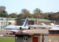 VP-BOK @ EGQL - Parked up at RAF Leuchars during the annual Dunhill Links Golf tournament at nearby St Andrews. See my photo of N526EE for list of other bizjets. - by Clive Pattle