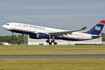 N279AY @ EGCC - 2009 Airbus A330-243, c/n: 1011 of US Air departing Manchester - by Terry Fletcher
