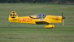 G-AYZH @ EGTH - 2. G-AYZH departing the rousing season finale Race Day Air Show at Shuttleworth, Oct. 2014.