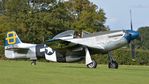 G-SIJJ @ EGTH - 3. 'Jumpin' Jacques' (Hanger 11) preparing to depart the rousing season finale Race Day Air Show at Shuttleworth, Oct. 2014. - by Eric.Fishwick