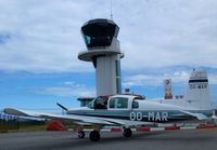 OO-MAR @ LFOH - Still on the LFOH apron, OO-MAR is quietly waiting for the local fire brigade staff to come for AVGAS 100LL refueling - by D&P