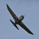 N17615 @ EGTH - 44. N17615 in display mode at the rousing season finale Race Day Air Show at Shuttleworth, Oct. 2014. - by Eric.Fishwick