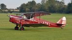 G-ADKL @ EGTH - 3. G-ADKL preparing to depart the rousing season finale Race Day Air Show at Shuttleworth, Oct. 2014.