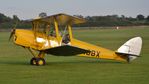G-AOBX @ EGTH - 1. G-AOBX preparing to depart the rousing season finale Race Day Air Show at Shuttleworth, Oct. 2014.