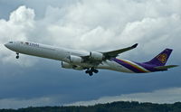 HS-TND @ LSZH - Thai Airways, is here powerful taking of at Zürich-Kloten(LSZH) - by A. Gendorf