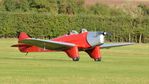 G-ADWT @ EGTH - 3. G-ADWT preparing to depart the rousing season finale Race Day Air Show at Shuttleworth, Oct. 2014.
