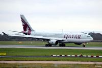 A7-ACA @ EGCC - Manchester arrival - by Clive Pattle