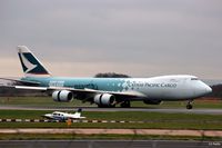 B-LJA @ EGCC - Decelerating after arrival at Manchester EGCC - by Clive Pattle