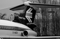 G-AWZK @ EGCC - On static display at Manchester airport viewing area - by Clive Pattle