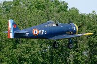 F-AZHD @ LFFQ - North American NA-68, Take off, La Ferté-Alais Airfield (LFFQ) Air Show in may 2012 - by Yves-Q