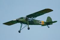 F-AZRA @ LFFQ - Fieseler Fi-156C-3 Storch, La Ferté-Alais Airfield (LFFQ) Air show 2012 - by Yves-Q