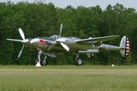 N25Y @ LFFQ - Lockheed P-38L Lightning (N25Y) , La Ferté-Alais Airfield (LFFQ) Air Show 2012 - by Yves-Q