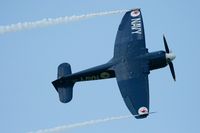 F-AZXJ @ LFFQ - Hawker Sea Fury FB MK11, La Ferté Alais Airfield (LFFQ) Air Show in may 2012 - by Yves-Q