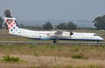 9A-CQD @ LIRF - Croatia DHC8 arriving in FCO - by FerryPNL