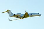 OE-LOK @ EGGW - 2014 Gulfstream Aerospace Gulfstream G550, c/n: 5462 - by Terry Fletcher