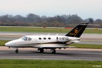 I-STCC @ EGCC - Taxy to the GA Park at Manchester - by Clive Pattle
