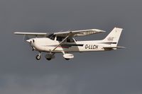 G-LLCH @ EGFH - Visiting Skyhawk SP departing Runway 22. - by Roger Winser