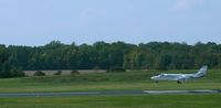 N866TC - I photographed the landing at the Midwest National Air Center, Mosby, Missouri. - by Ann Kennedy