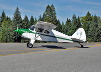 N2371A @ GOO - Landed at Nevada County Airport and parked. This is a Tri Pacer converted to a tail dragger. - by Phil Juvet