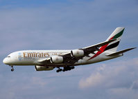 A6-EEZ @ EHAM - Landing on runway 18L of Schiphol Airport - by Willem Göebel