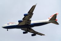 G-CIVA @ EGLL - Boeing 747-436 [27092] (British Airways) Home~G 23/04/2013. On approach 27R.