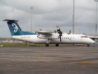 ZK-NET @ NZAA - On maintenance apron - by magnaman