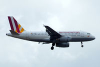 D-AGWU @ EGLL - Airbus A319-132 [5457] (German Wings) Home~G 19/04/2013. On approach 27L.