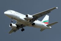 LZ-FBB @ EGLL - Airbus A319-112 [3309] (Bulgaria Air) Home~G 19/04/2013. On approach 27R. Colour scheme and titles applied.