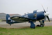 F-AZXJ @ LFRN - Hawker Sea Fury FB.11, Static display, Rennes-St Jacques airport (LFRN-RNS) Air show 2014 - by Yves-Q
