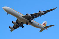 EC-GHX @ EGLL - Airbus A340-313 [134] (Iberia) Home~G 18/04/2013. On approach 27R.