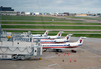 N614AE @ KDFW - Gate B31 DFW; also N812AE, N833AE, and N901AE - by Ronald Barker